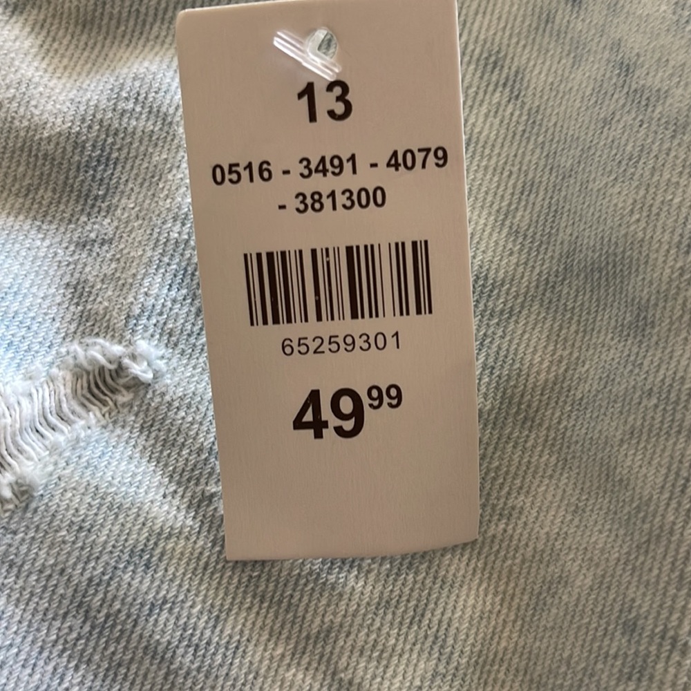 refuge Light Wash Blue Wide Leg Jeans - Picture 4 of 4
